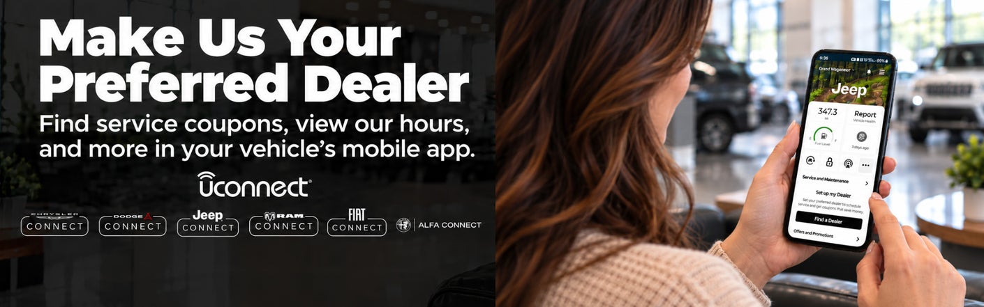 uconnect® make us your preferred dealer | Bommarito Chrysler Dodge Jeep Ram in Ellisville MO