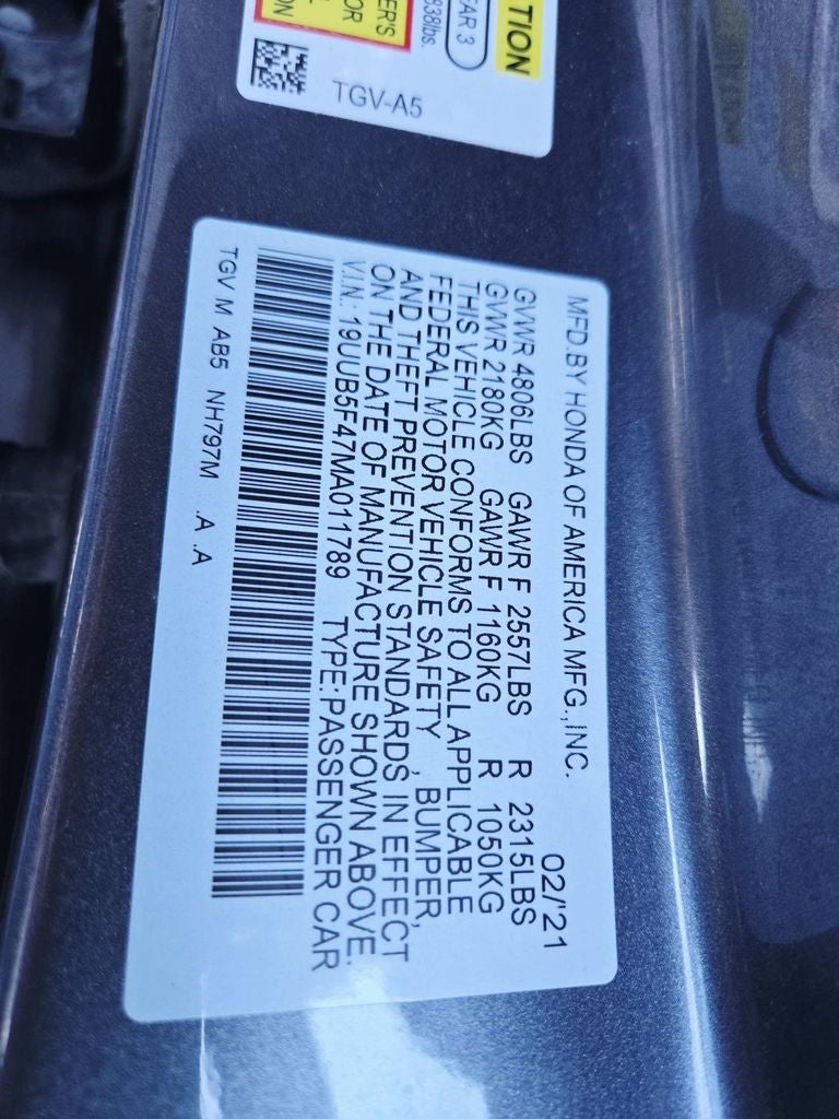 2021 Acura TLX Technology Package