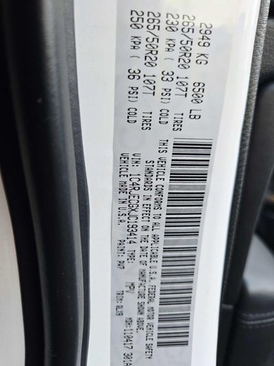 2018 Jeep Grand Cherokee High Altitude