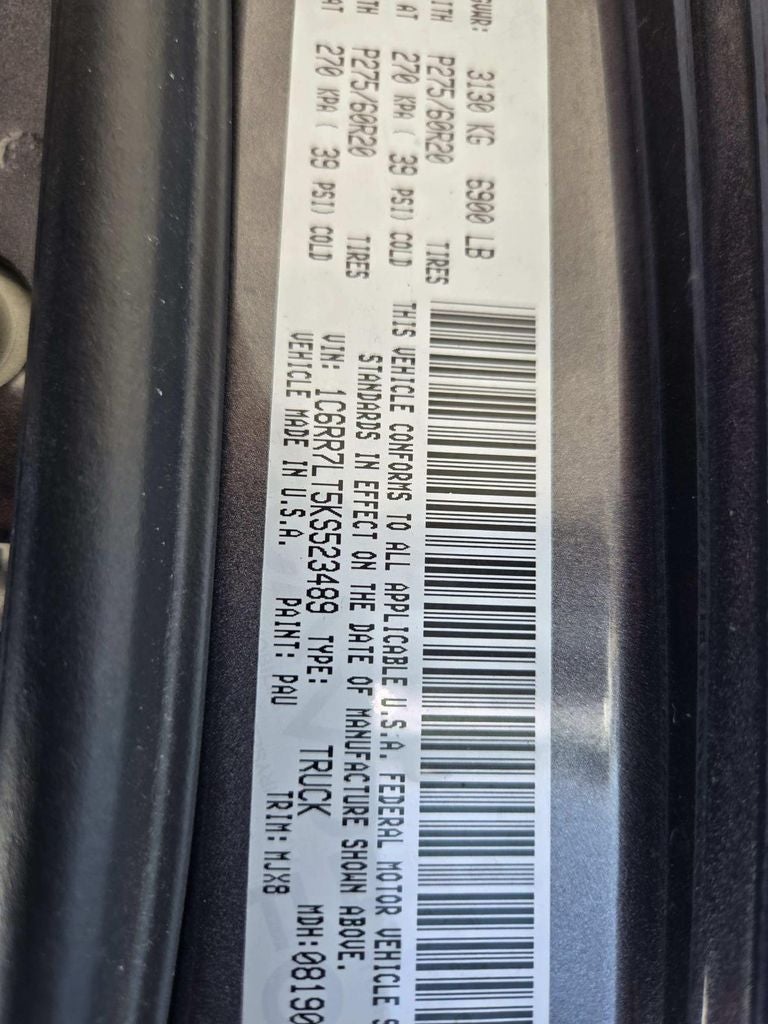 2019 RAM 1500 Classic SLT