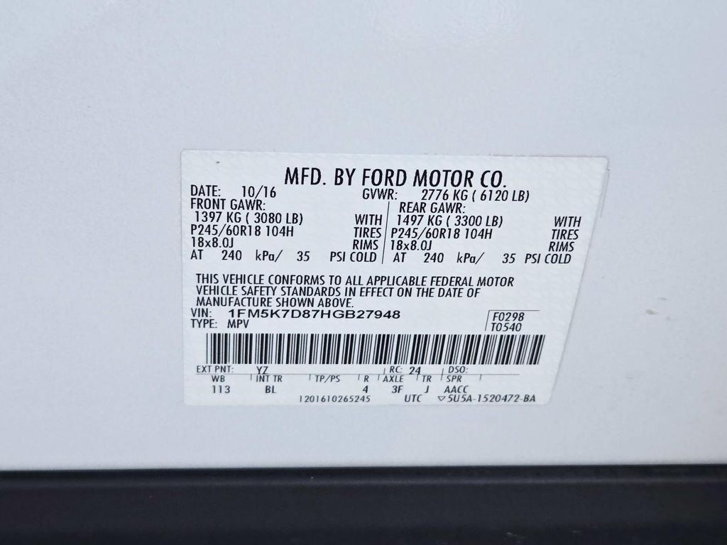 2017 Ford Explorer XLT