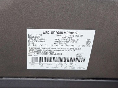 2018 Ford Explorer XLT