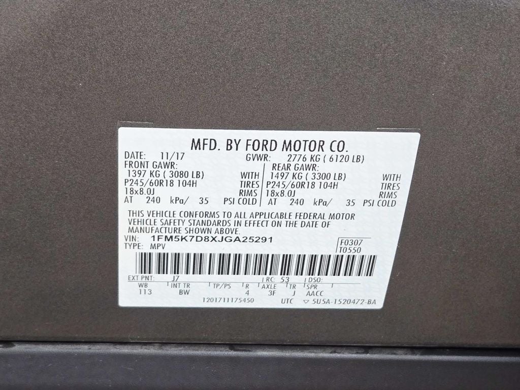 2018 Ford Explorer XLT