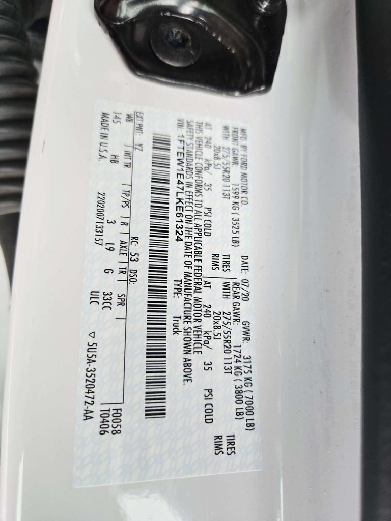2020 Ford F-150 Lariat