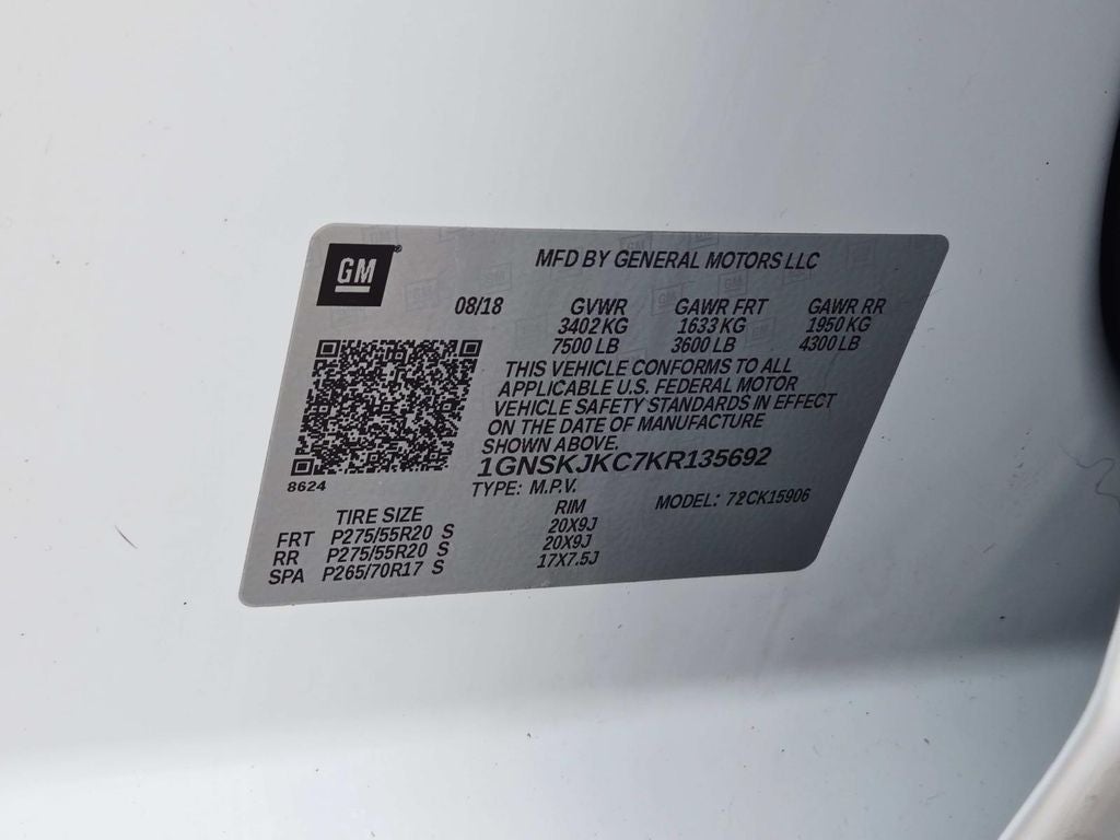 2019 Chevrolet Suburban Premier