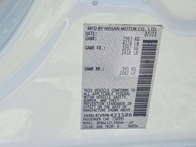 2023 Nissan Altima 2.5 SR