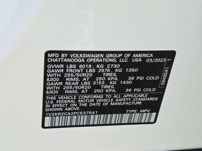 2023 Volkswagen Atlas 3.6L V6 SE w/Technology