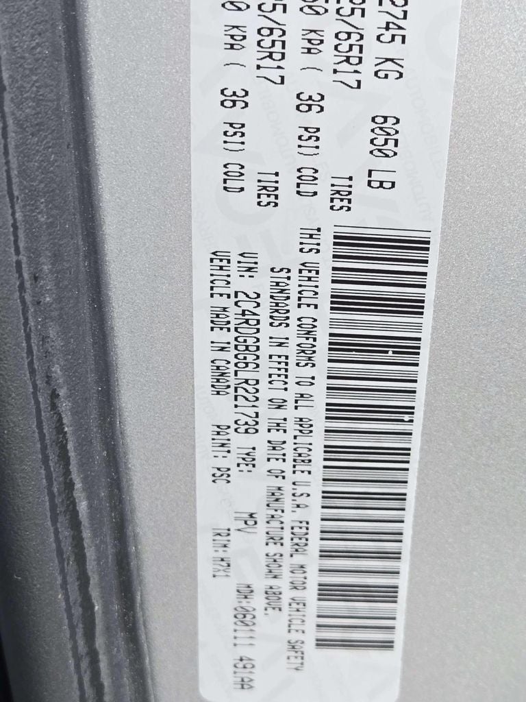 2020 Dodge Grand Caravan SE