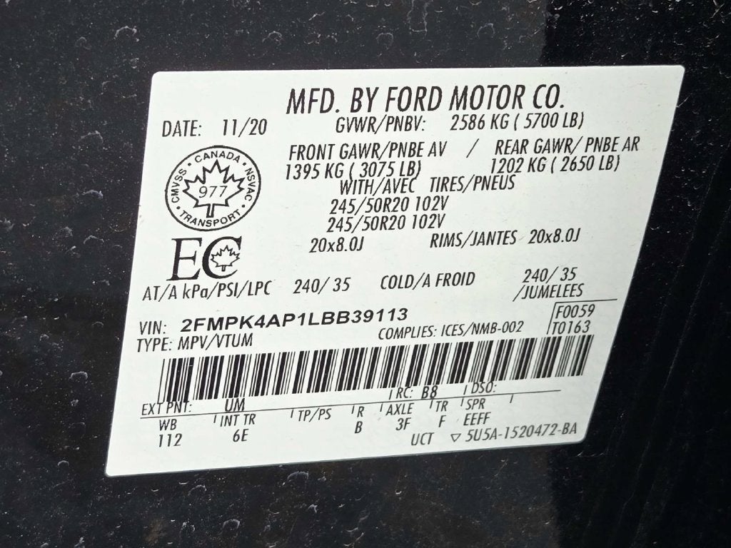 2020 Ford Edge ST