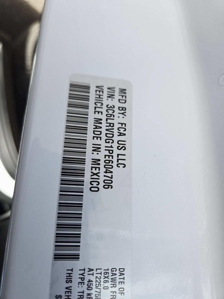 2023 RAM ProMaster 2500 High Roof 159 WB