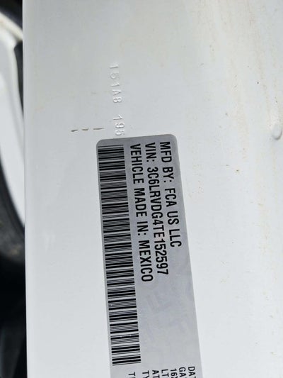 2026 RAM ProMaster 2500 High Roof 159 WB