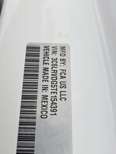 2026 RAM ProMaster 2500 High Roof 159 WB