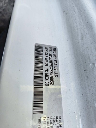 2025 RAM ProMaster 1500 Low Roof 118 WB