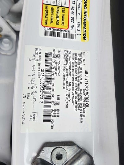 2019 Ford Fusion Titanium