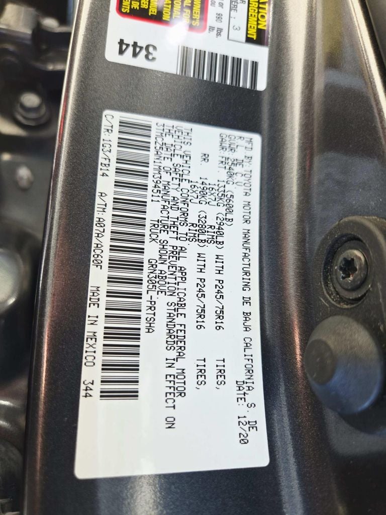 2021 Toyota Tacoma SR V6