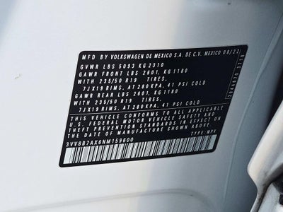 2022 Volkswagen Tiguan 2.0T SE R-Line Black