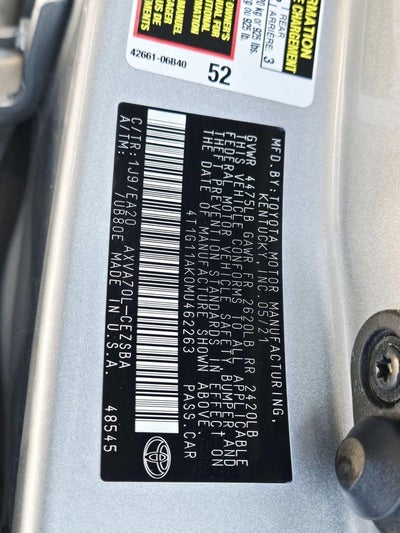 2021 Toyota Camry SE