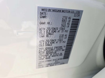 2025 INFINITI QX60 LUXE