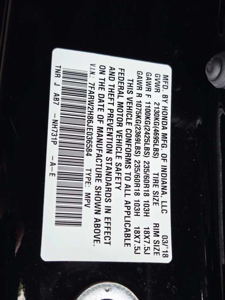 2018 Honda CR-V EX-L