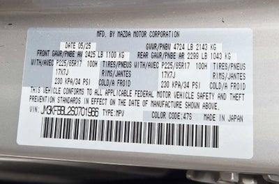 2025 Mazda Mazda CX-5 2.5 S Select Package