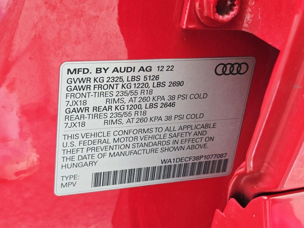 2023 Audi Q3 Premium S Line quattro