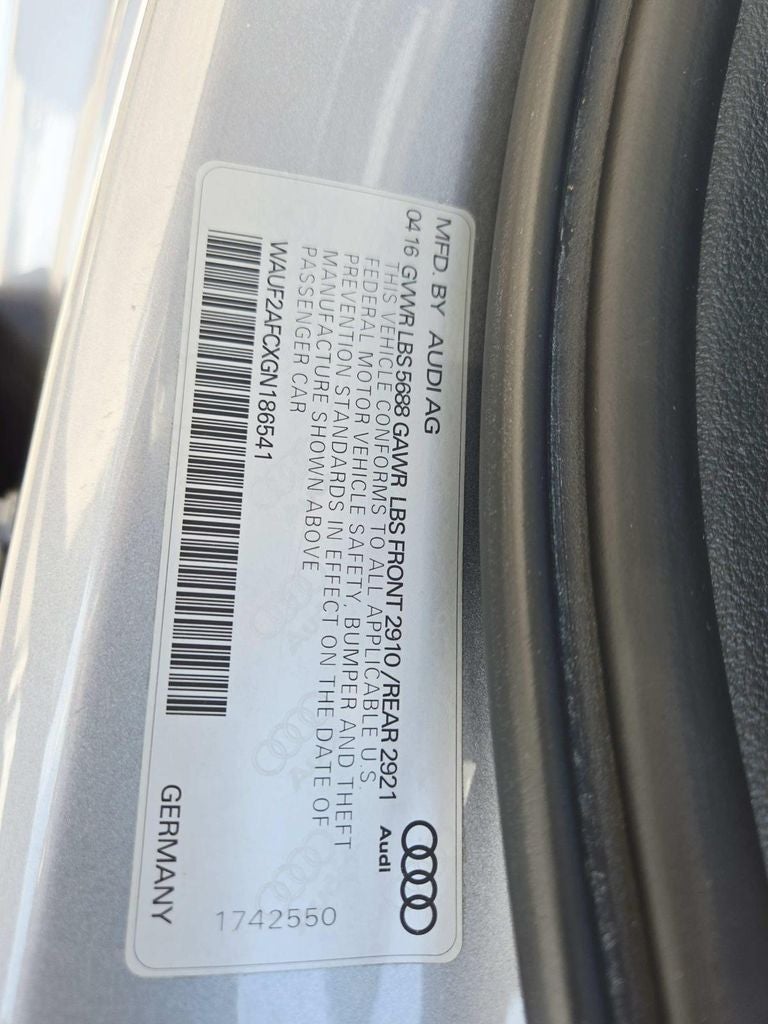 2016 Audi S6 4.0T Premium Plus quattro