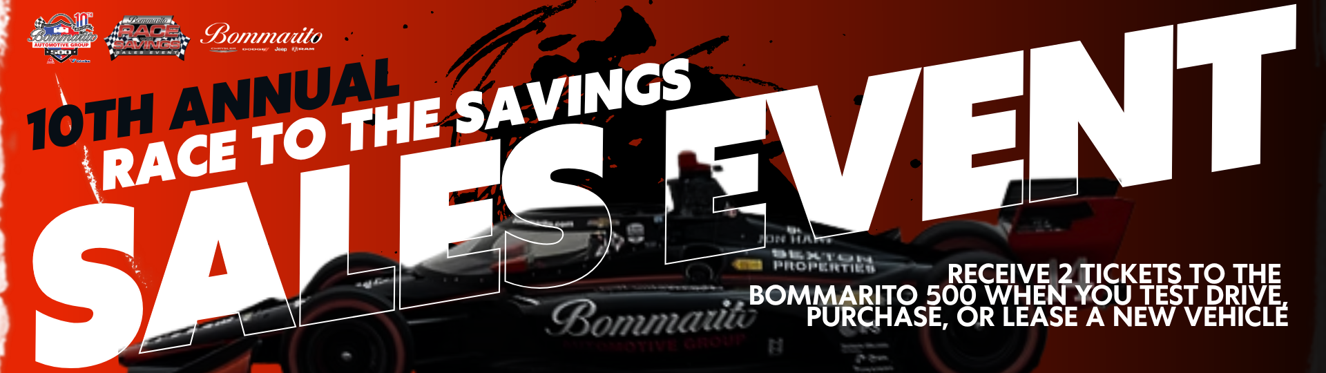 Race to Savings Sale Event