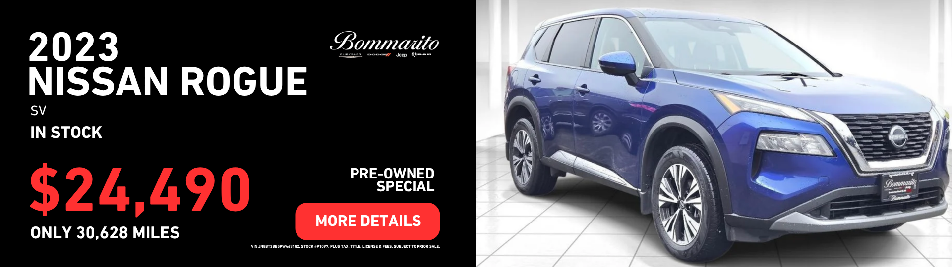 2023 Nissan Rogue $24,490