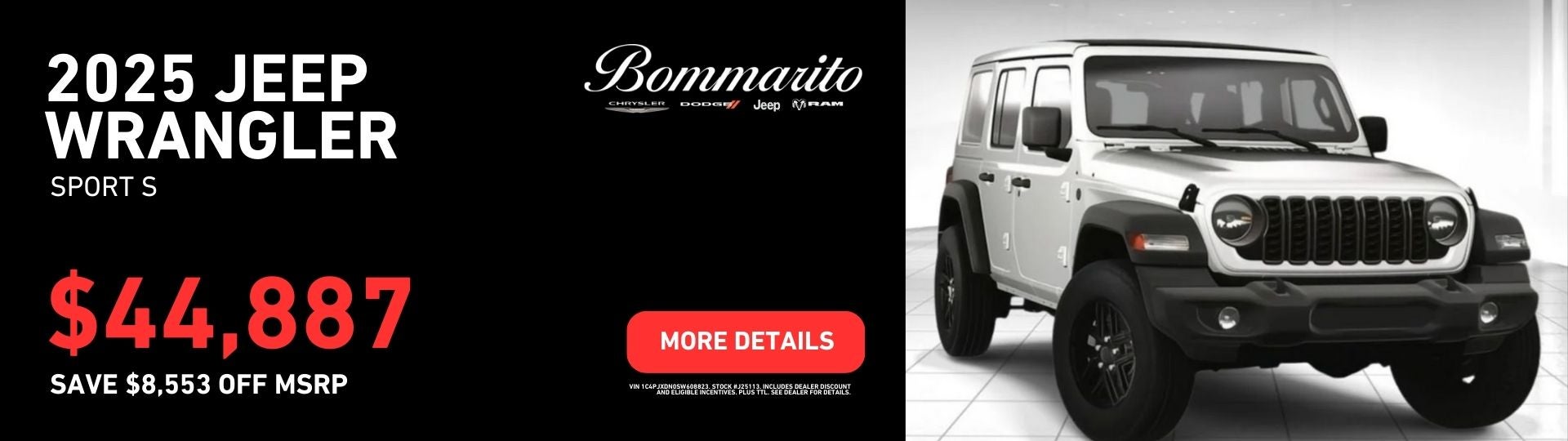 2025 Jeep Wrangler Sport S 