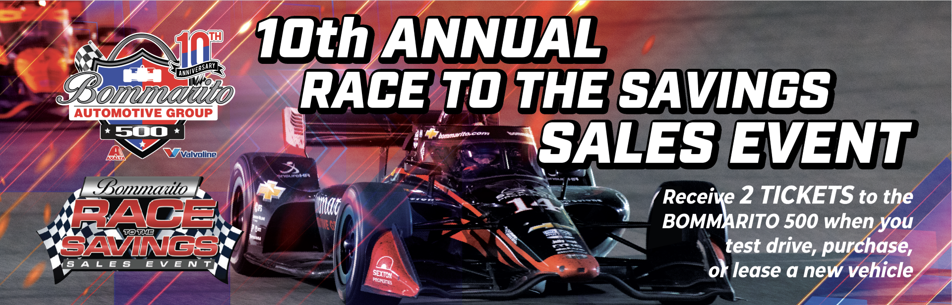 Race To The Savings Sales Event
